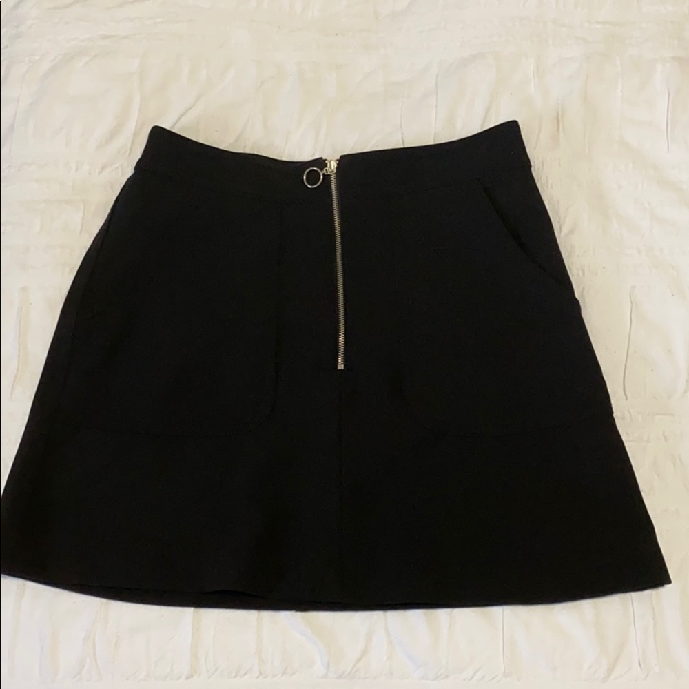 Forever21 Black Mini Skirt with Zipper